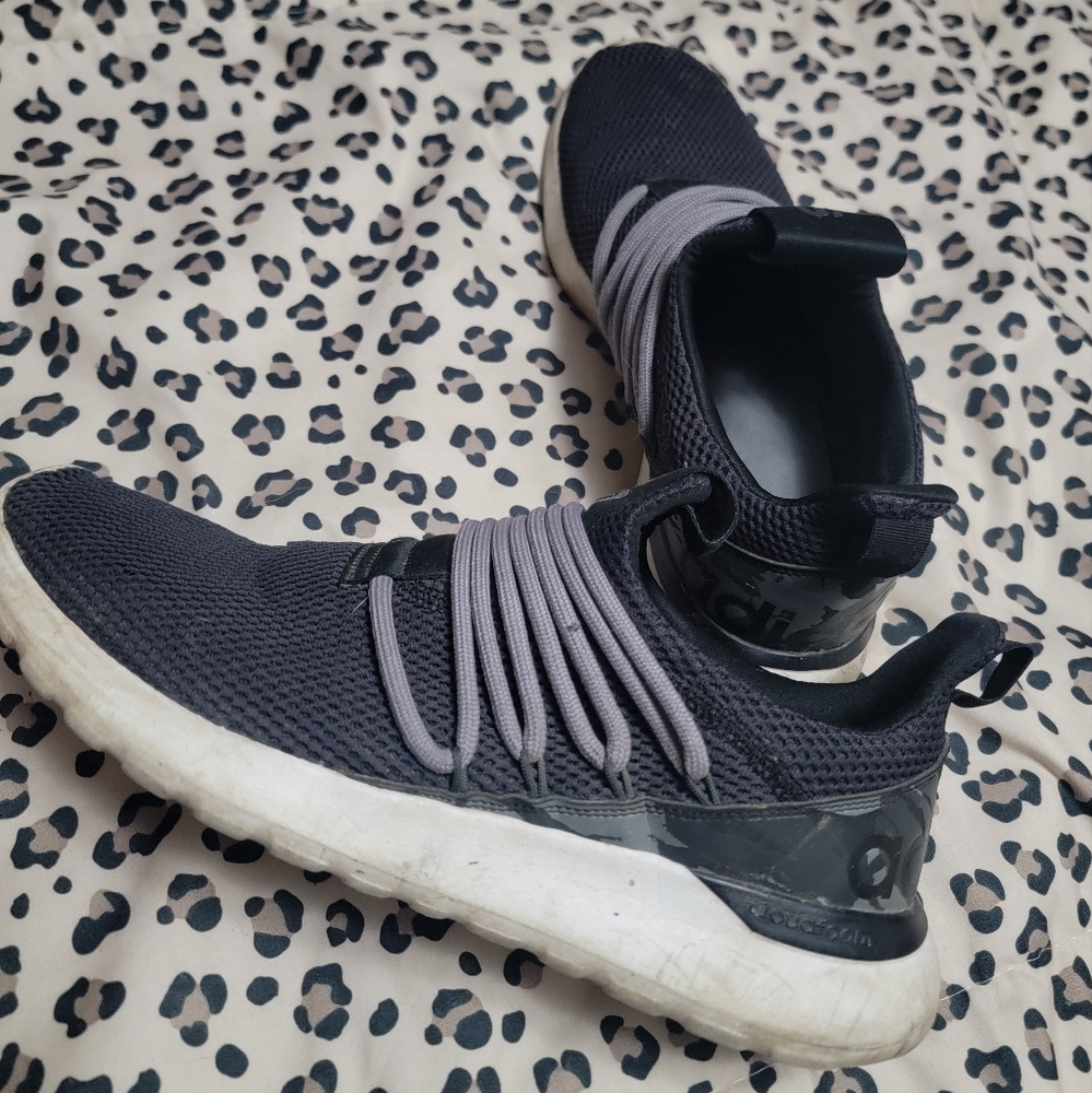Adidas Black and Gray Sneakers